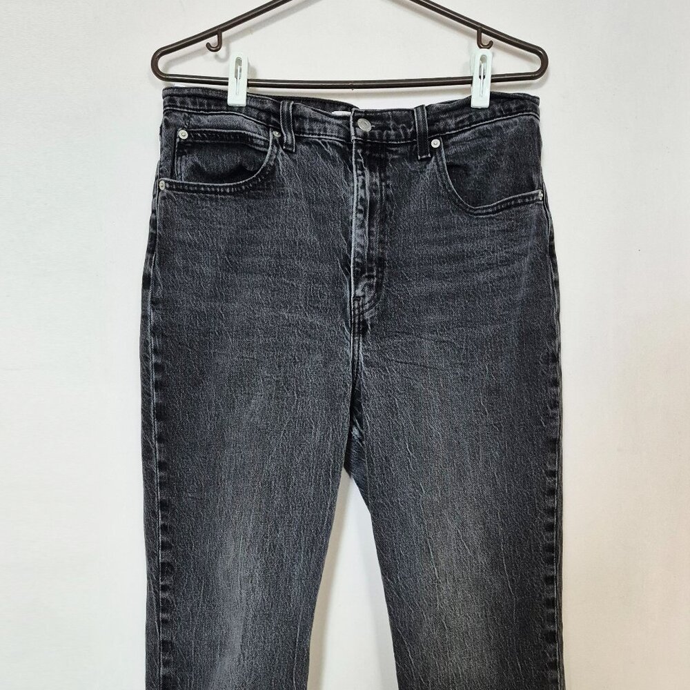 Premium Levis Levi’s 70s High Slim Straight Jeans, black, size W31 L29